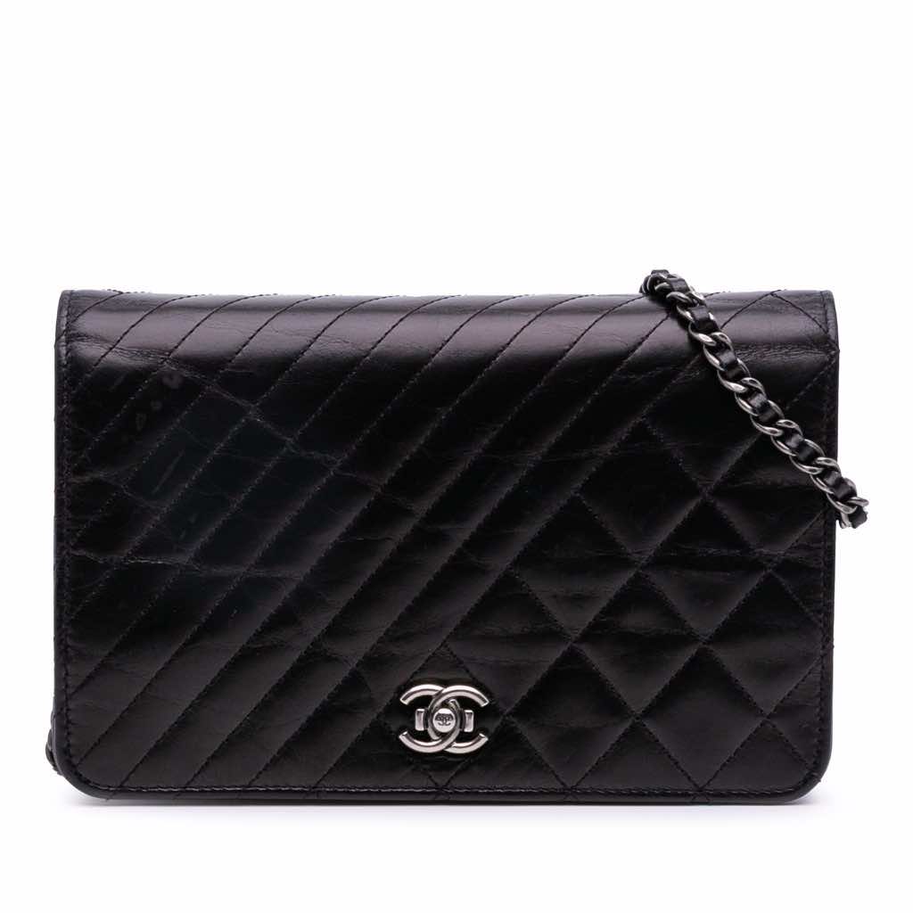 Chanel Lambskin Coco Boy Wallet On Chain