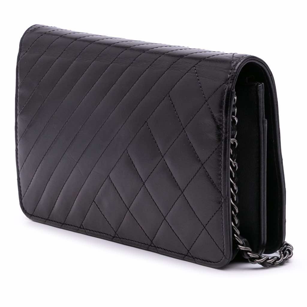 Chanel Lambskin Coco Boy Wallet On Chain - 2