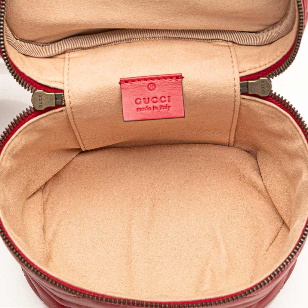 Gucci Mini GG Marmont Matelasse Leather Round Backpack - 4