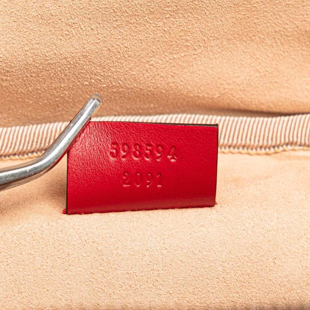 Gucci Mini GG Marmont Matelasse Leather Round Backpack - Detail 1