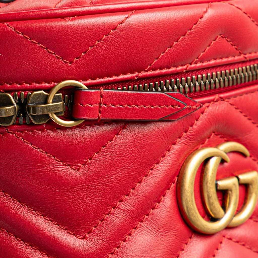 Gucci Mini GG Marmont Matelasse Leather Round Backpack - Detail 2