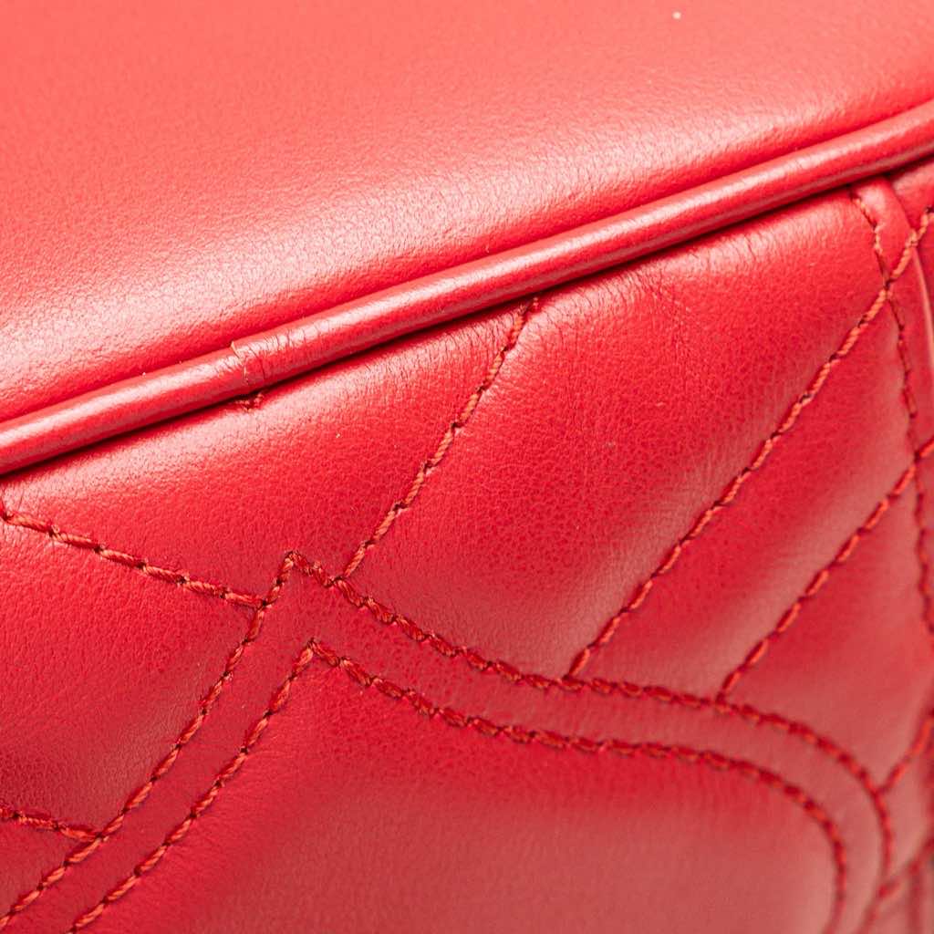 Gucci Mini GG Marmont Matelasse Leather Round Backpack - Image 11