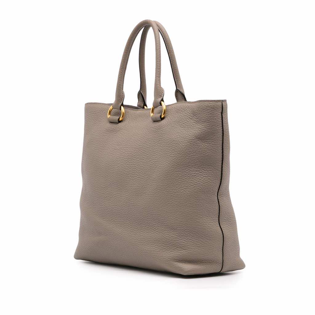 Prada Vitello Daino Open Convertible Tote - 2