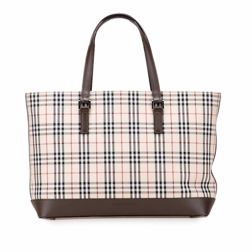 Burberry House Check Canvas Tote
