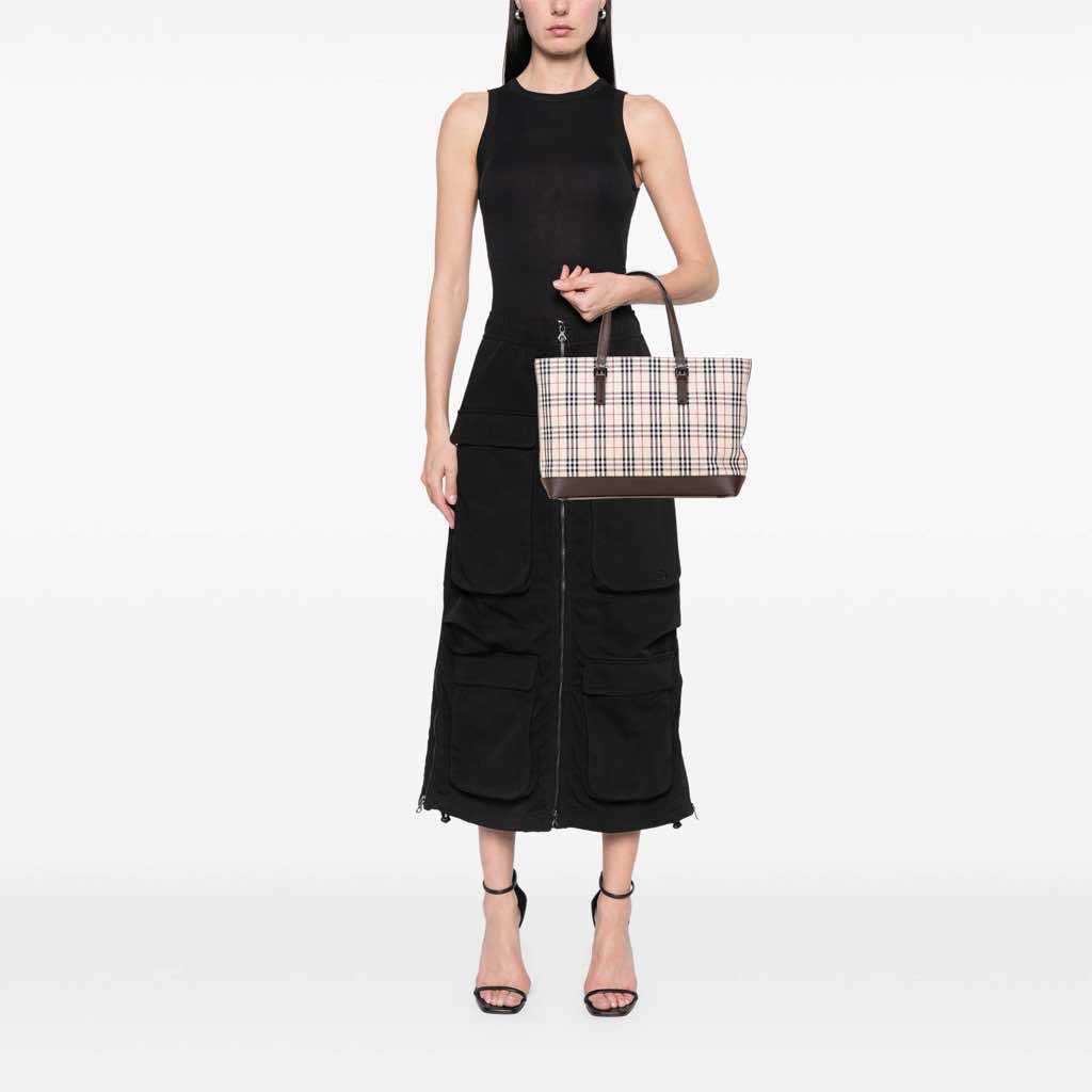 Burberry House Check Canvas Tote - Image 13