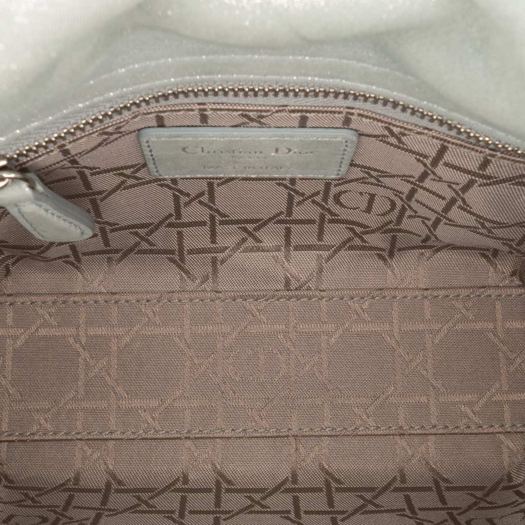 Dior Mini Iridescent Lambskin Cannage Lady Dior - 4