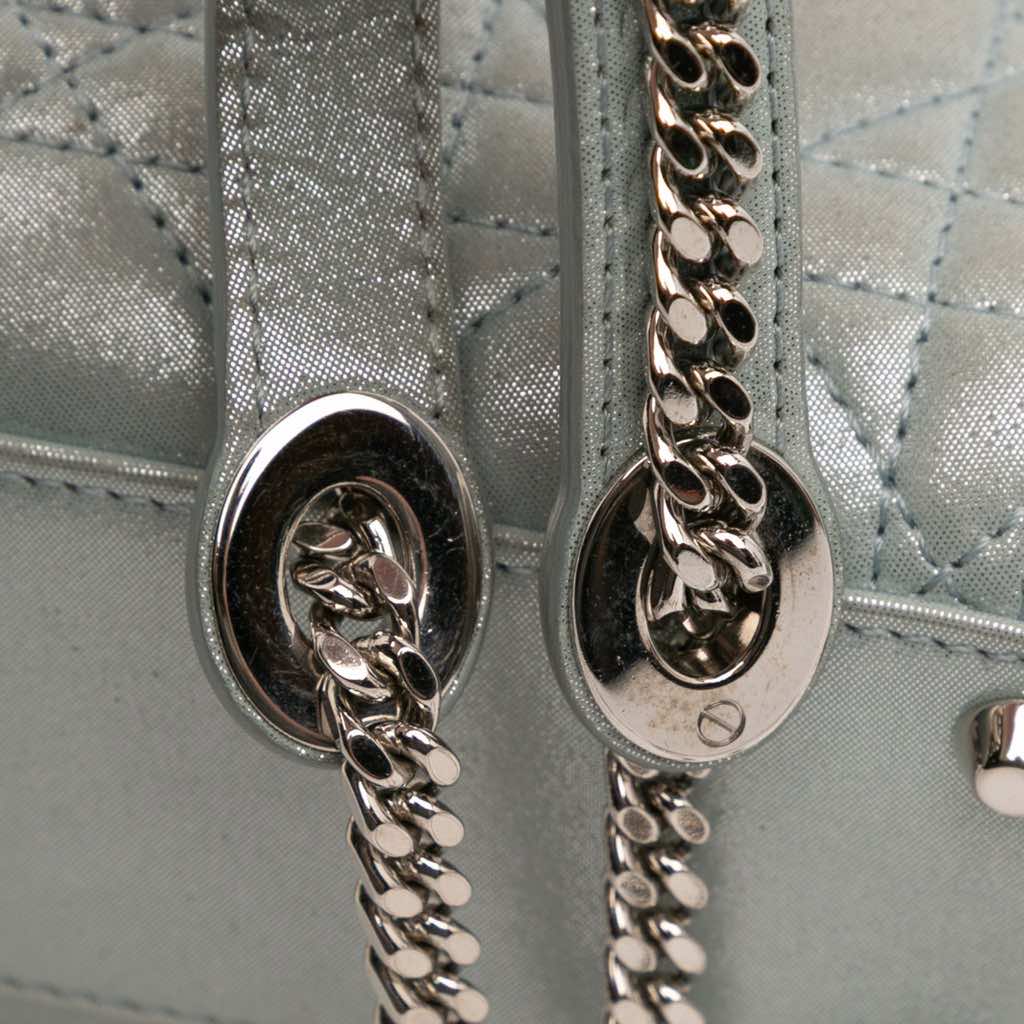 Dior Mini Iridescent Lambskin Cannage Lady Dior - Detail 2