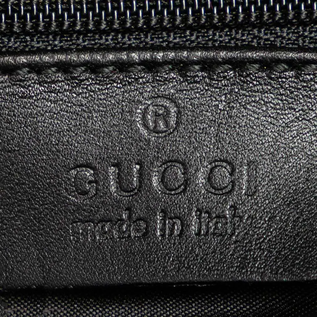 Gucci GG Canvas Tiger Charm Crossbody Blue Canvas Good - Box View