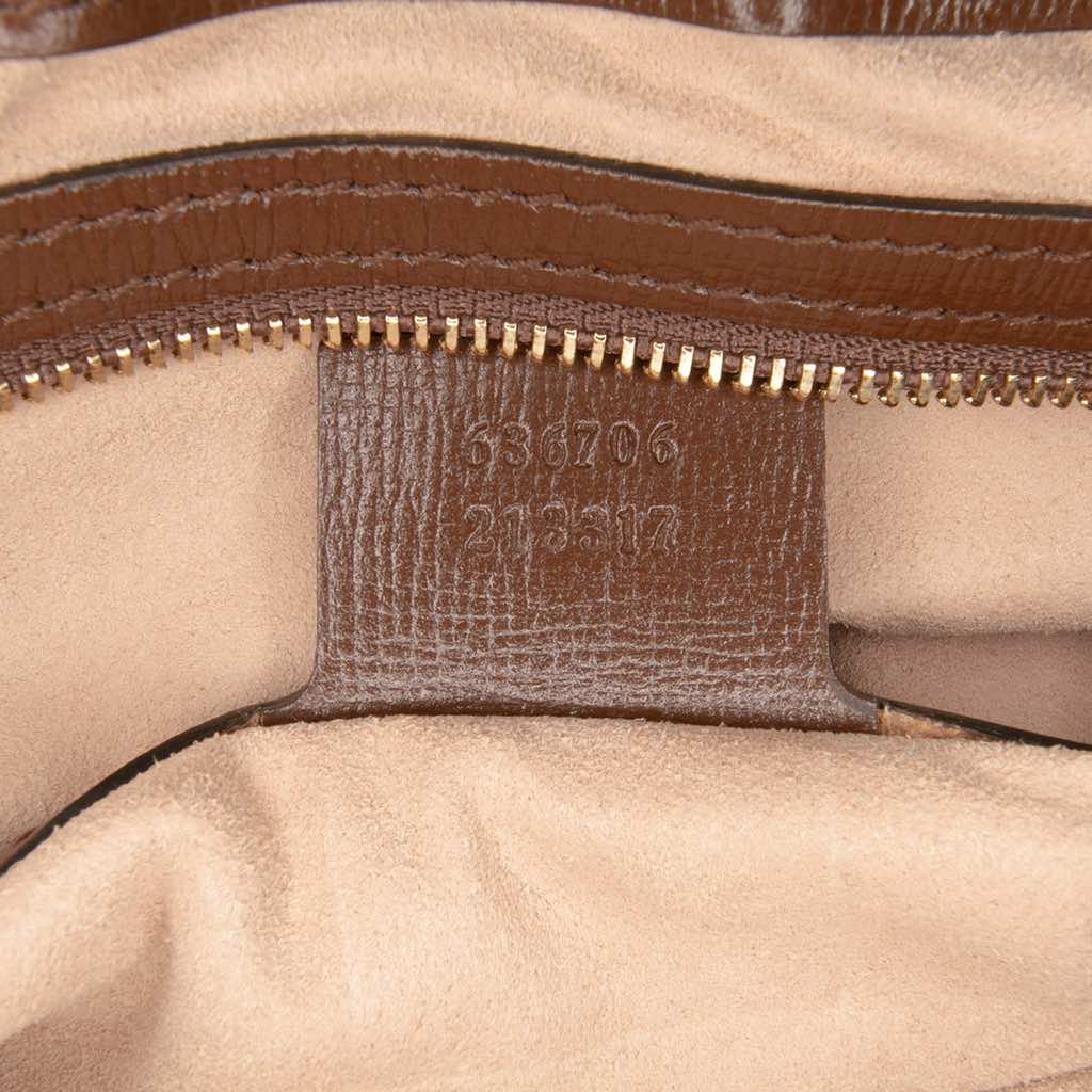 Gucci Small GG Supreme Jackie 1961 Crossbody - Detail 1