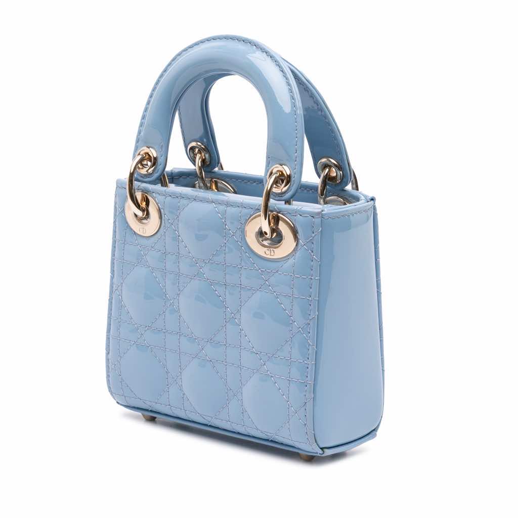 Dior Micro Patent Cannage Lady Dior - 2