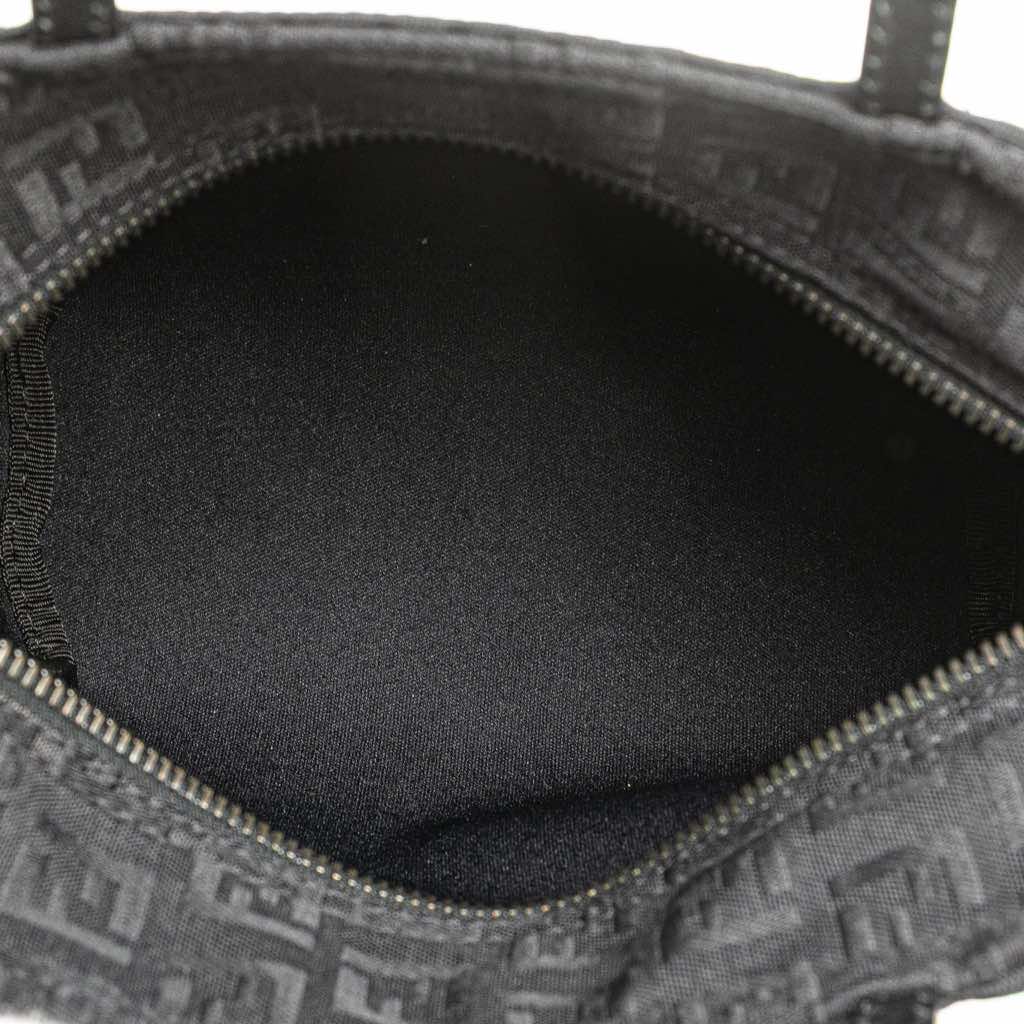 Fendi Mini Zucchino Canvas Handbag - 4