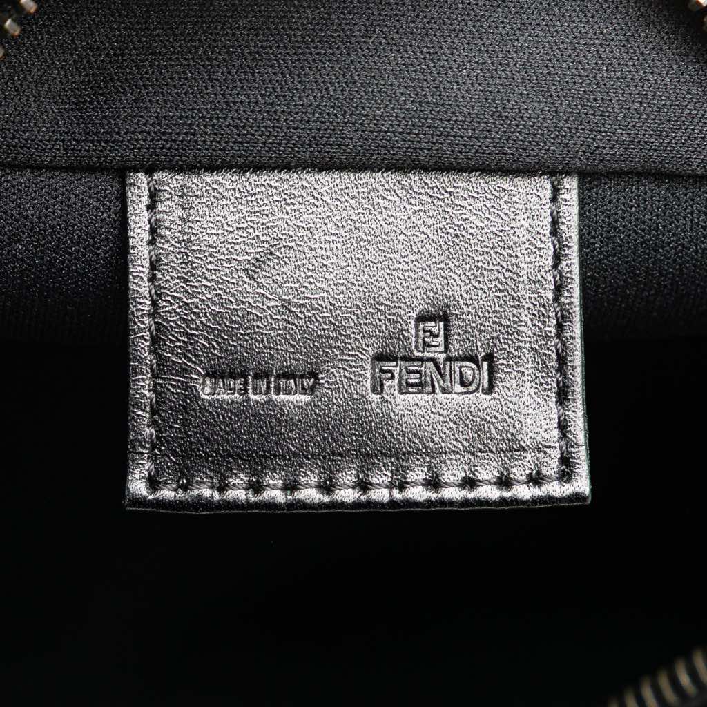 Fendi Mini Zucchino Canvas Handbag - Side view