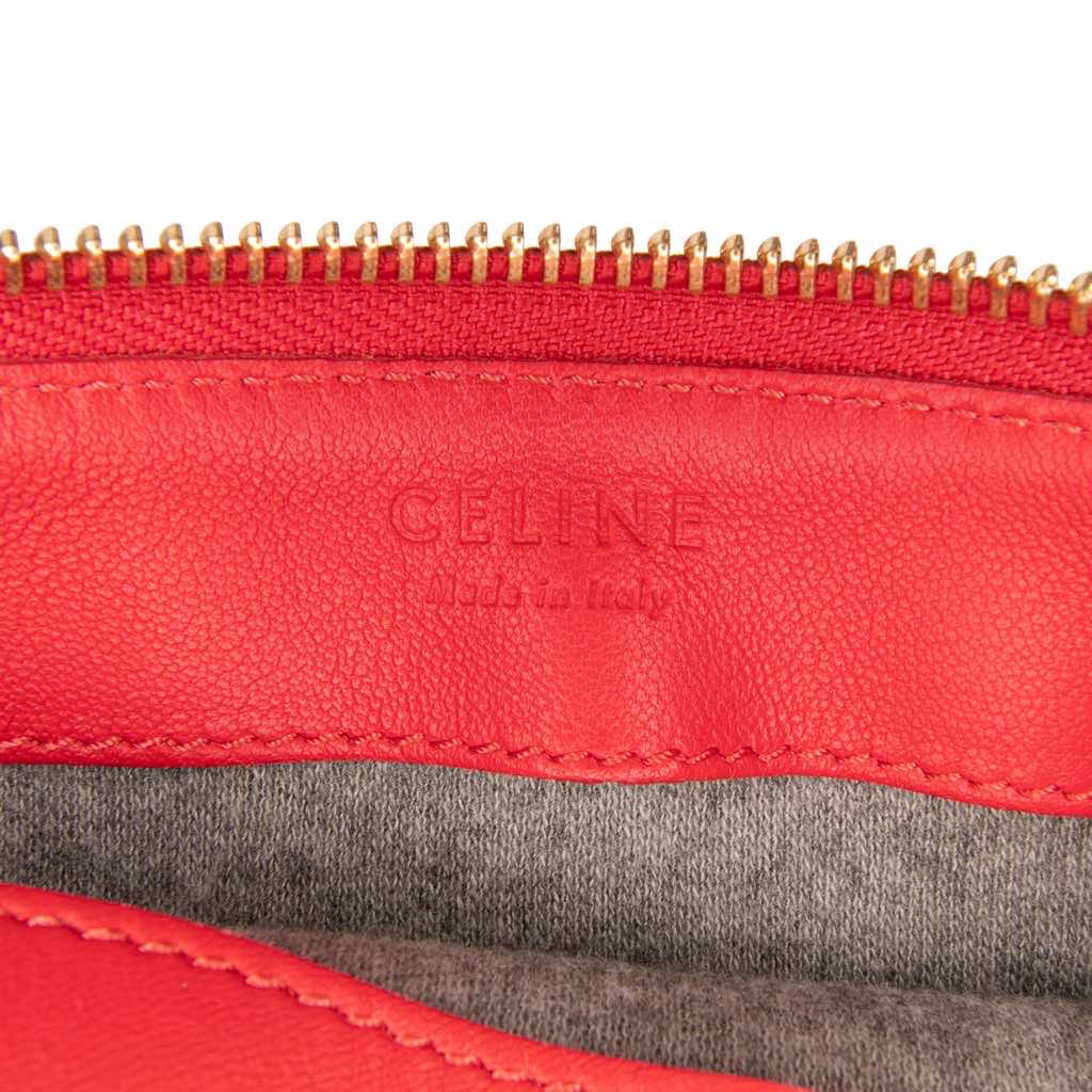 Celine Small Lambskin Trio Crossbody - Side view