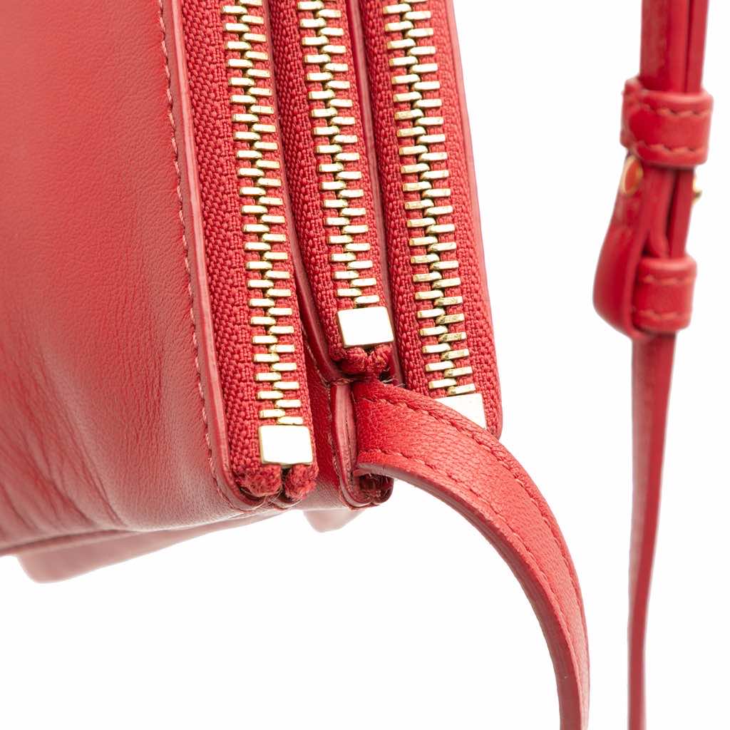 Celine Small Lambskin Trio Crossbody - Image 10