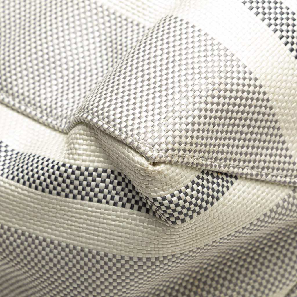 Balenciaga Medium Woven Calfskin Barbes East West Shopper Bag - Image 11