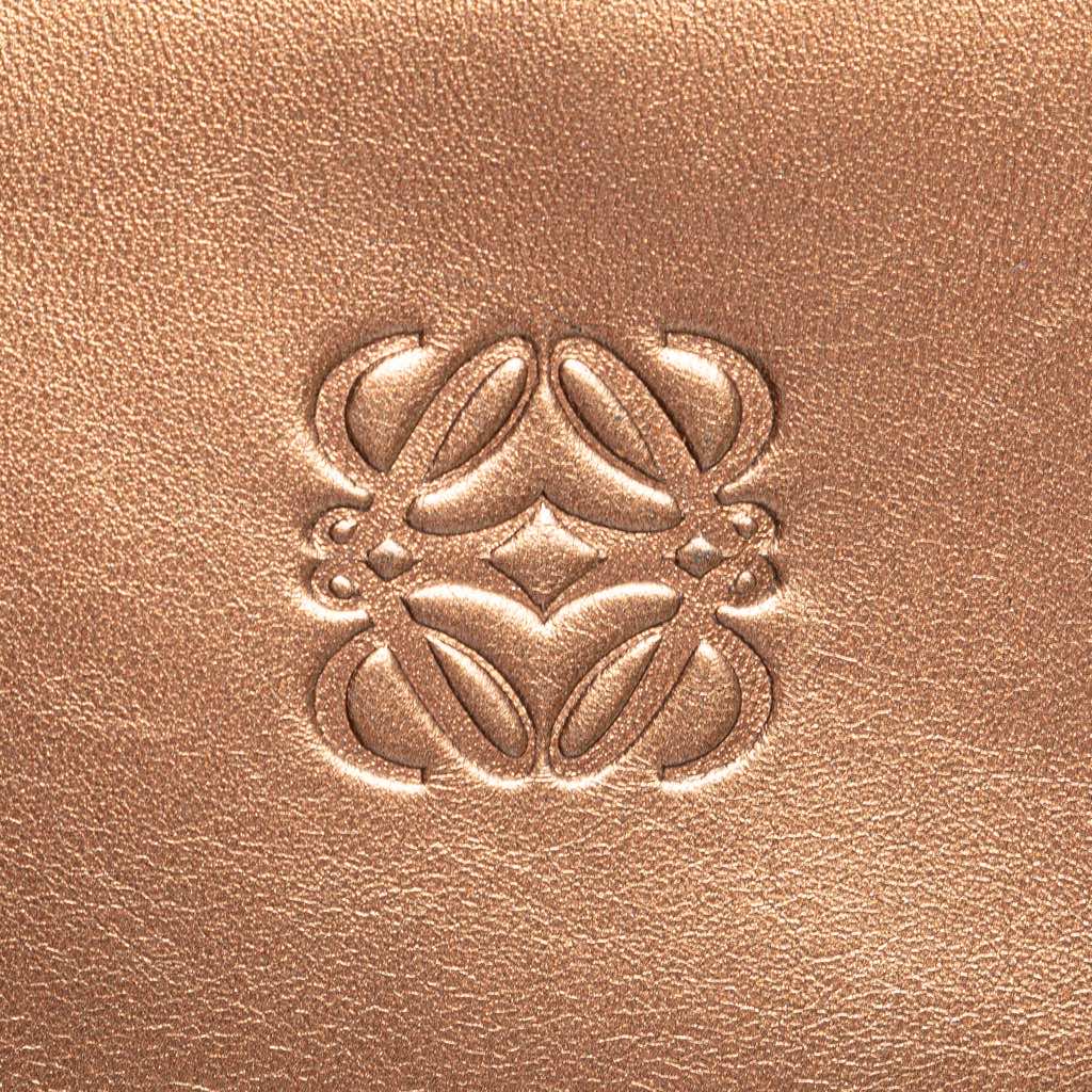 Loewe Metallic Leather Anagram Handbag - 5