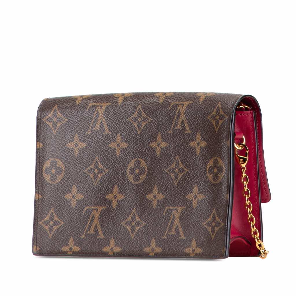 Louis Vuitton Monogram Flore Wallet On Chain - Back view