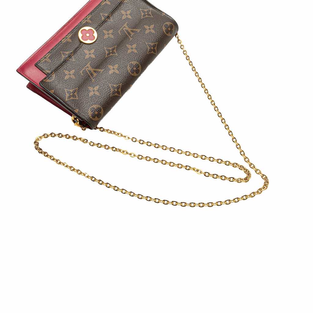 Louis Vuitton Monogram Flore Wallet On Chain - Image 13