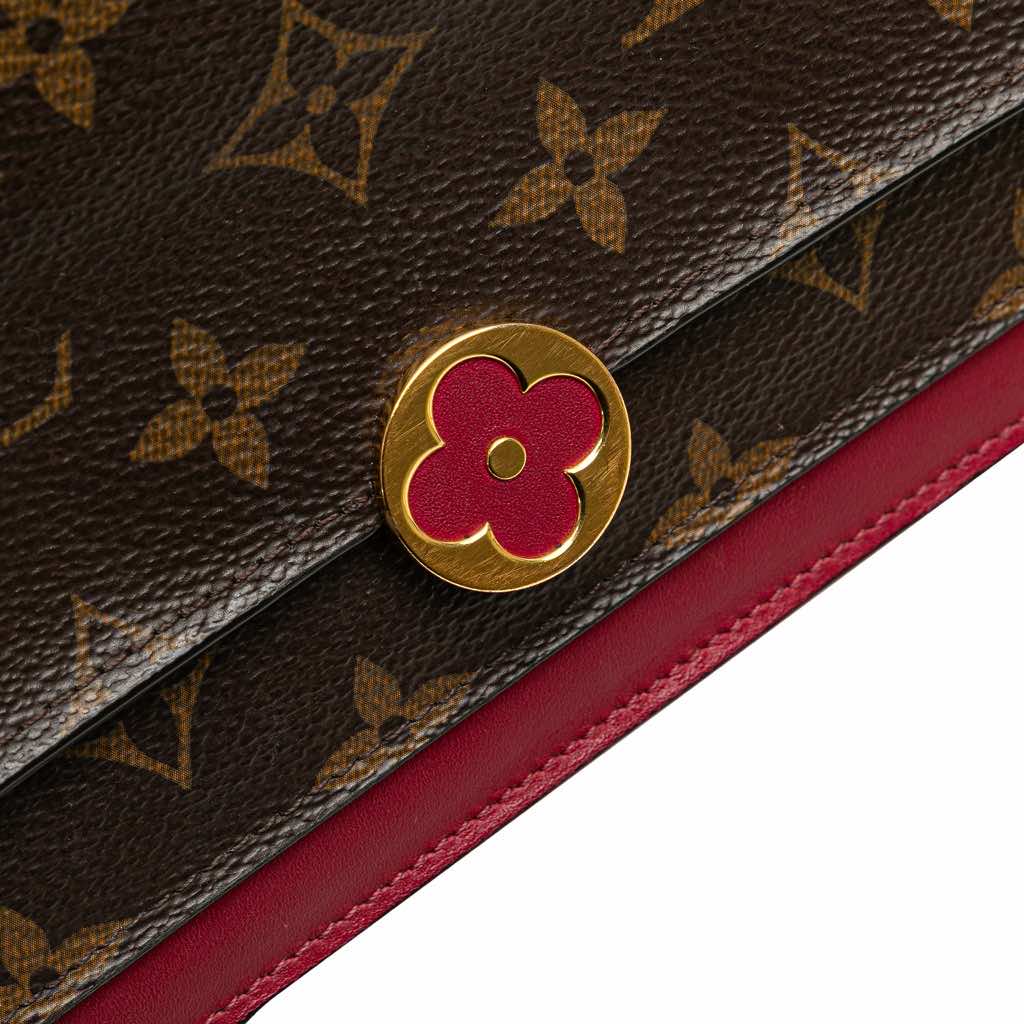 Louis Vuitton Monogram Flore Wallet On Chain - Image 12