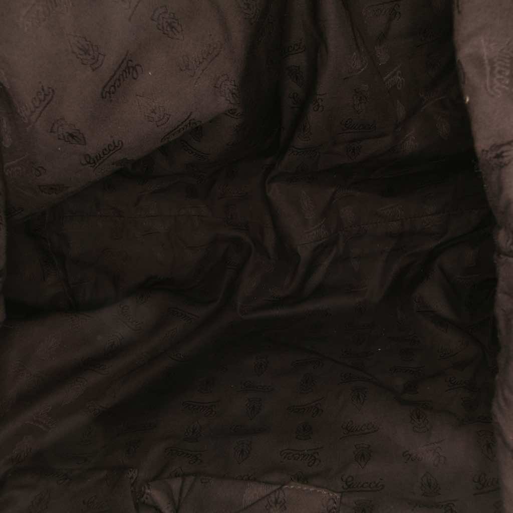 Gucci Large GG Canvas Bamboo Bar Tote - 4