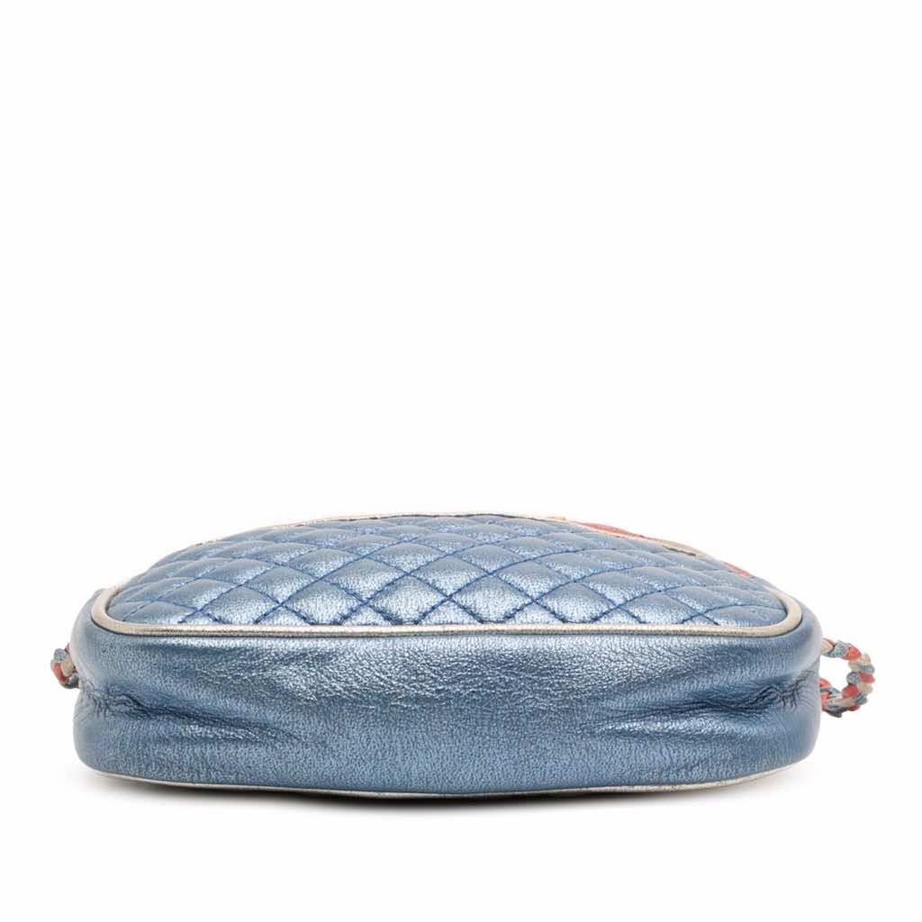 Gucci Mini Laminated Nappa Trapuntata Zumi Dome Crossbody - Image 6