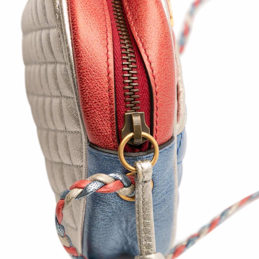 Gucci Mini Laminated Nappa Trapuntata Zumi Dome Crossbody - Detail 2