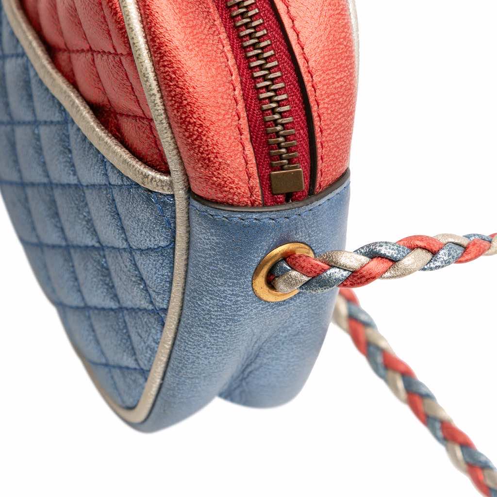 Gucci Mini Laminated Nappa Trapuntata Zumi Dome Crossbody - Image 10