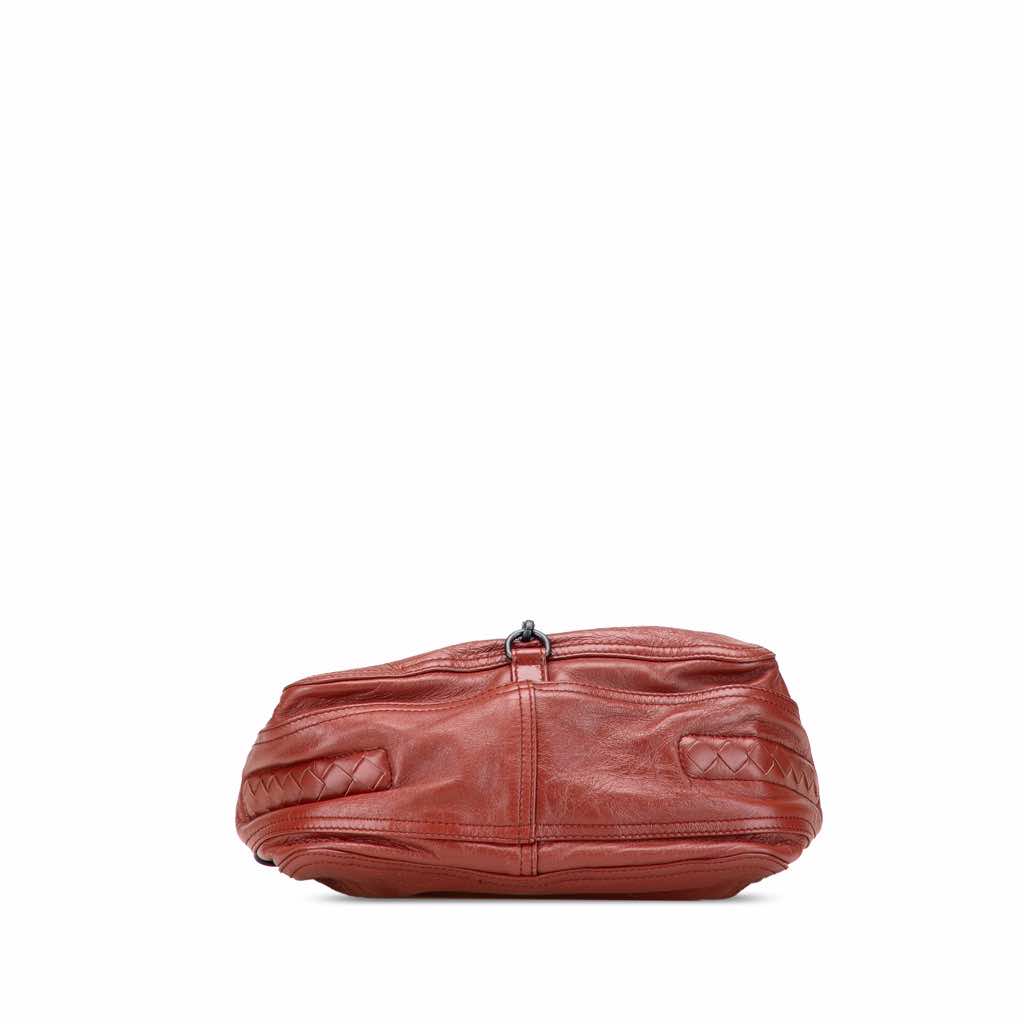 Bottega Veneta Intrecciato Trimmed Nappa Top Handle Bag - Image 6
