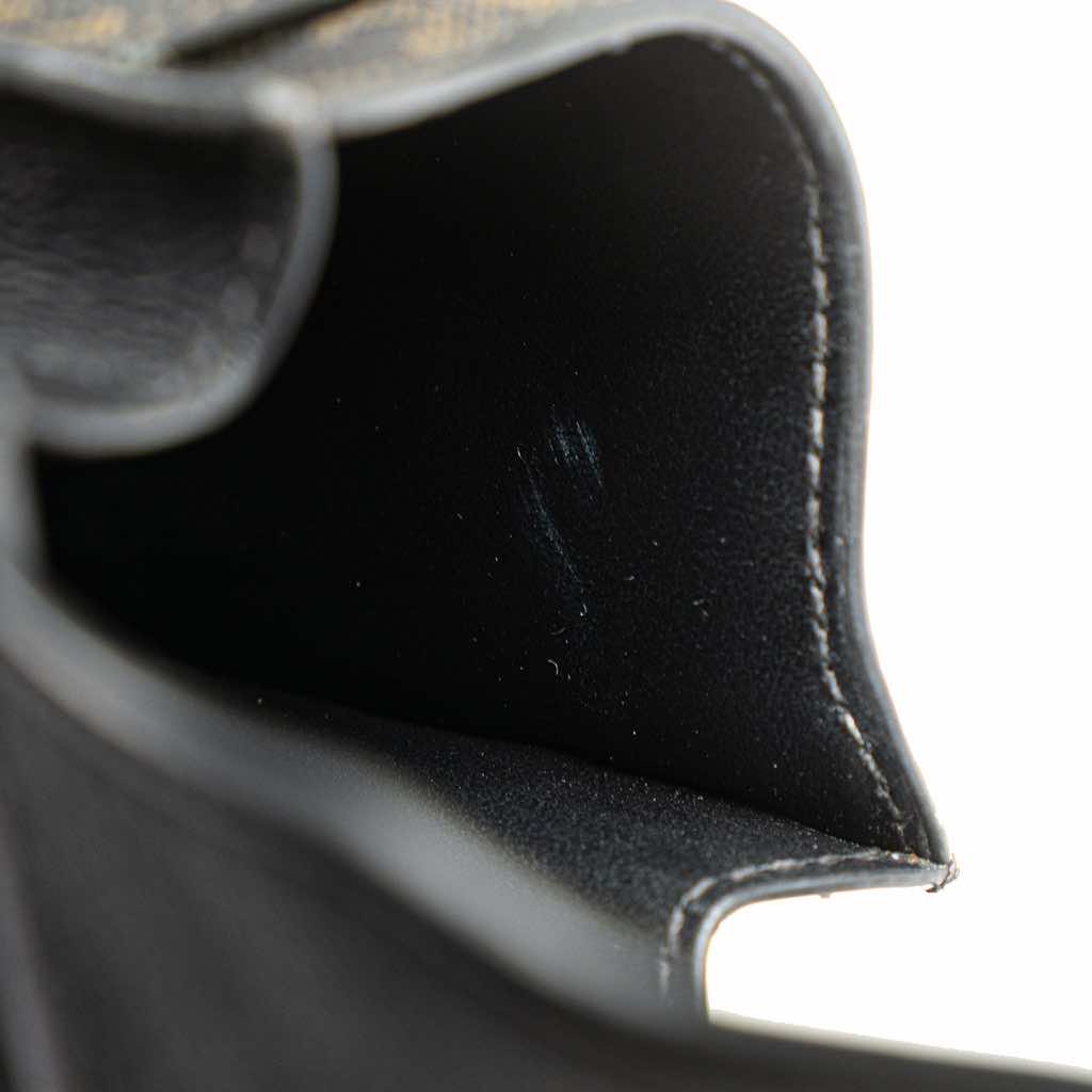 Celine Triomphe Coated Canvas Phone Pouch Flap Crossbody - Detail 2