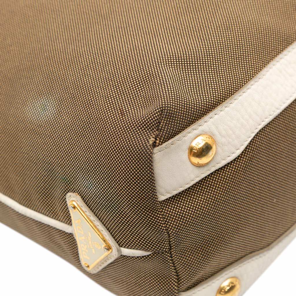 Prada Canvas Canapa Logo Shoulder Bag - Detail 2