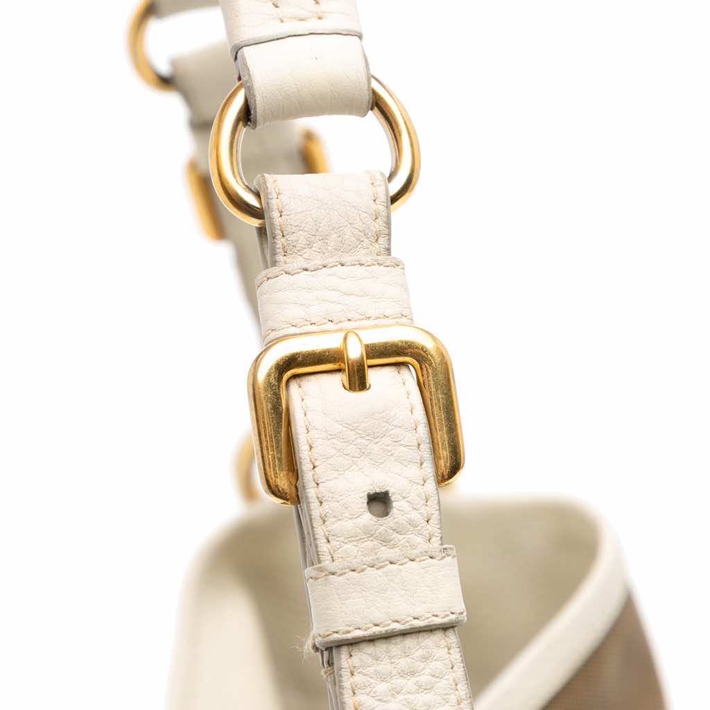 Prada Canvas Canapa Logo Shoulder Bag - Image 11