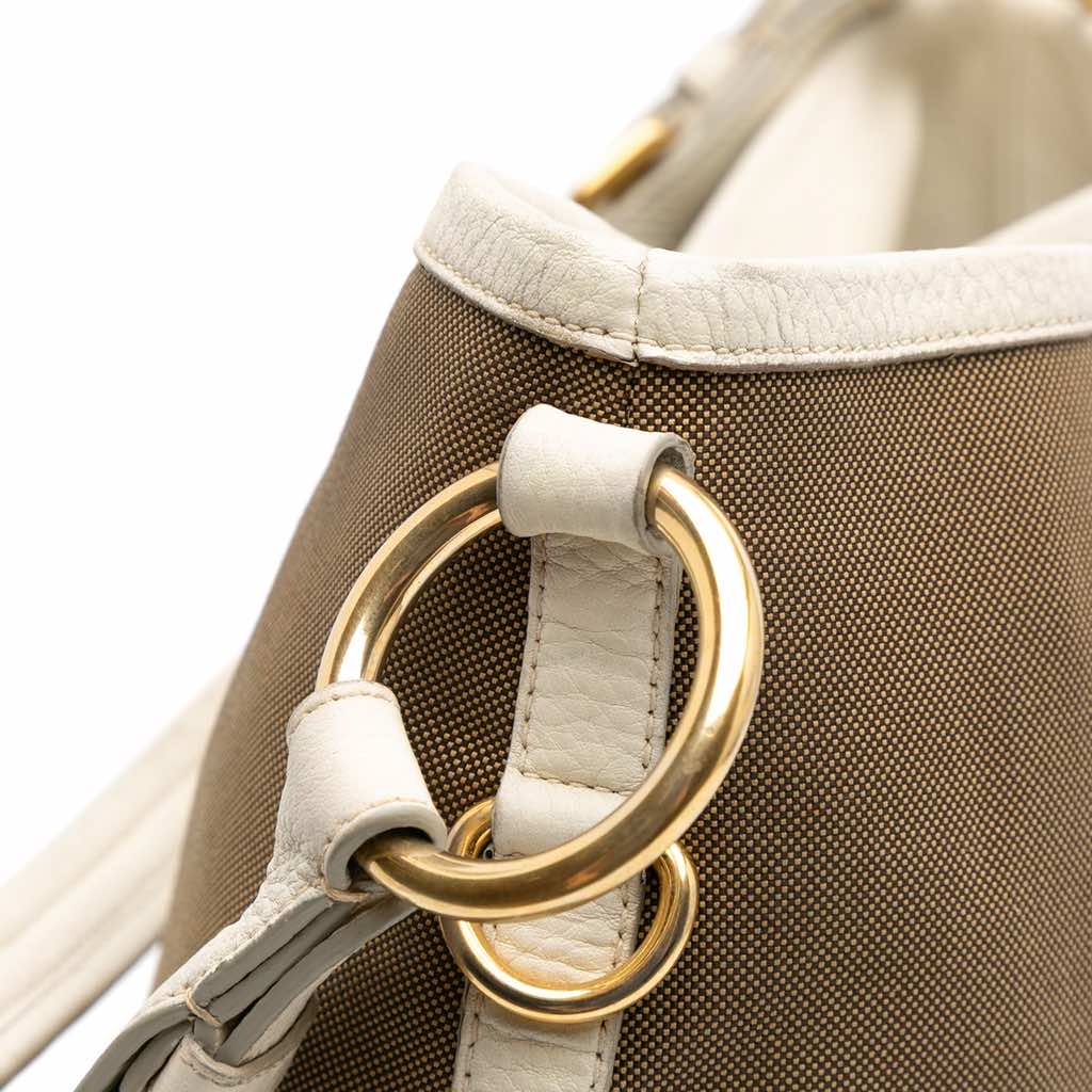 Prada Canvas Canapa Logo Shoulder Bag - Image 12