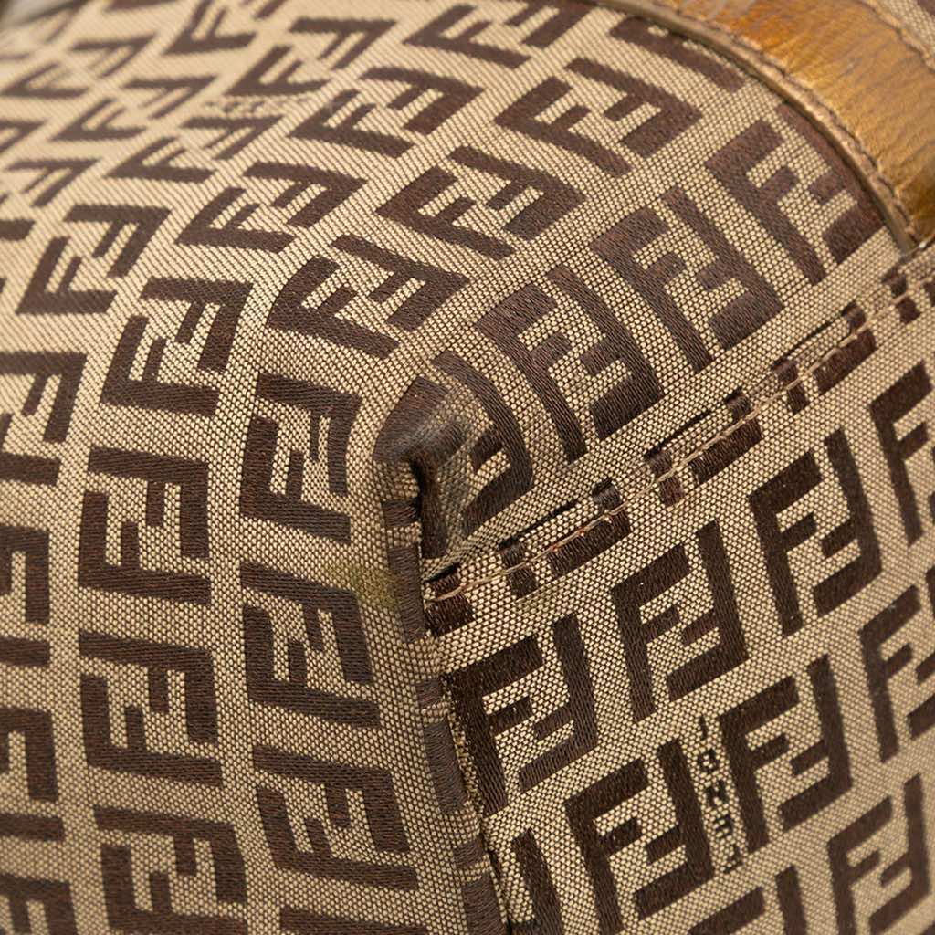 Fendi Zucchino Canvas Superstar Tote - Detail 2