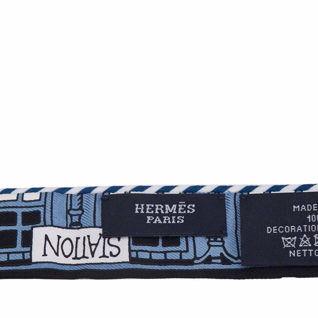 Hermès Candy Doll Twilly Silk Scarf - 4