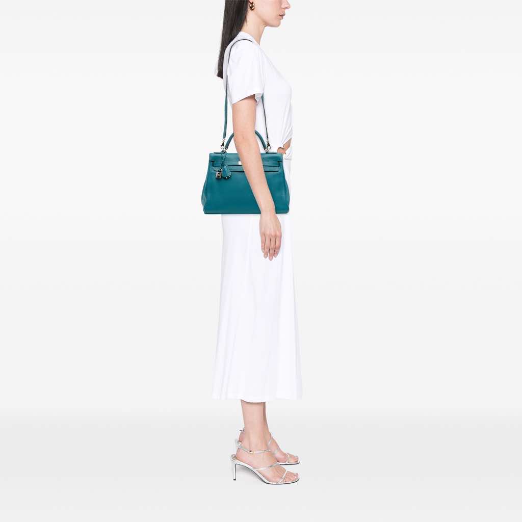 Hermès Clemence Kelly II Retourne 32 - Image 14