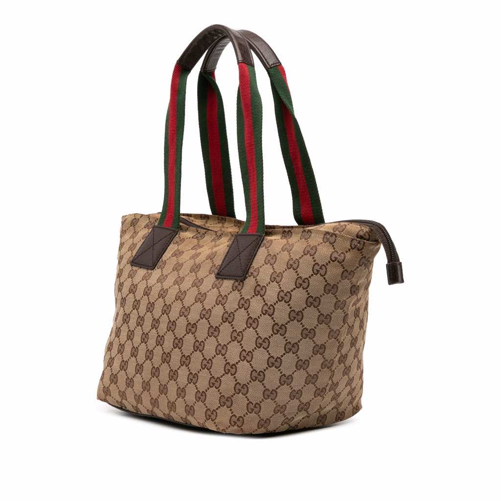 Gucci GG Canvas Web Tote - 2