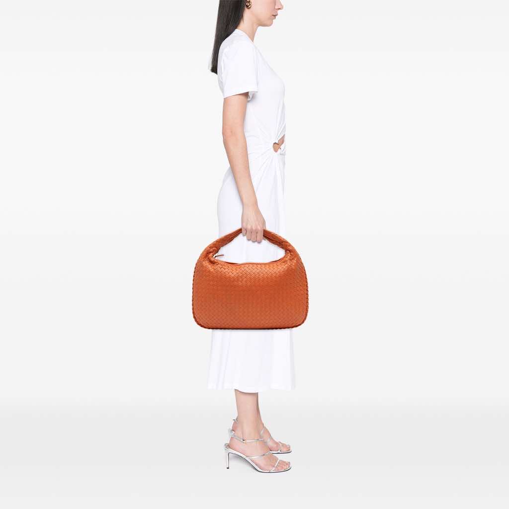 Bottega Veneta Small Nappa Intrecciato Veneta Hobo - Image 11