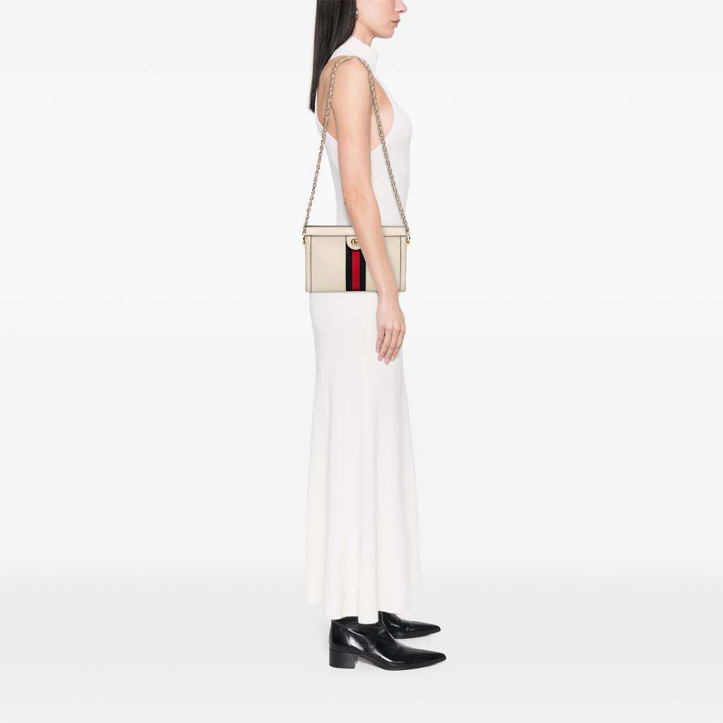 Gucci Small Calfskin Ophidia Chain Crossbody - Image 13