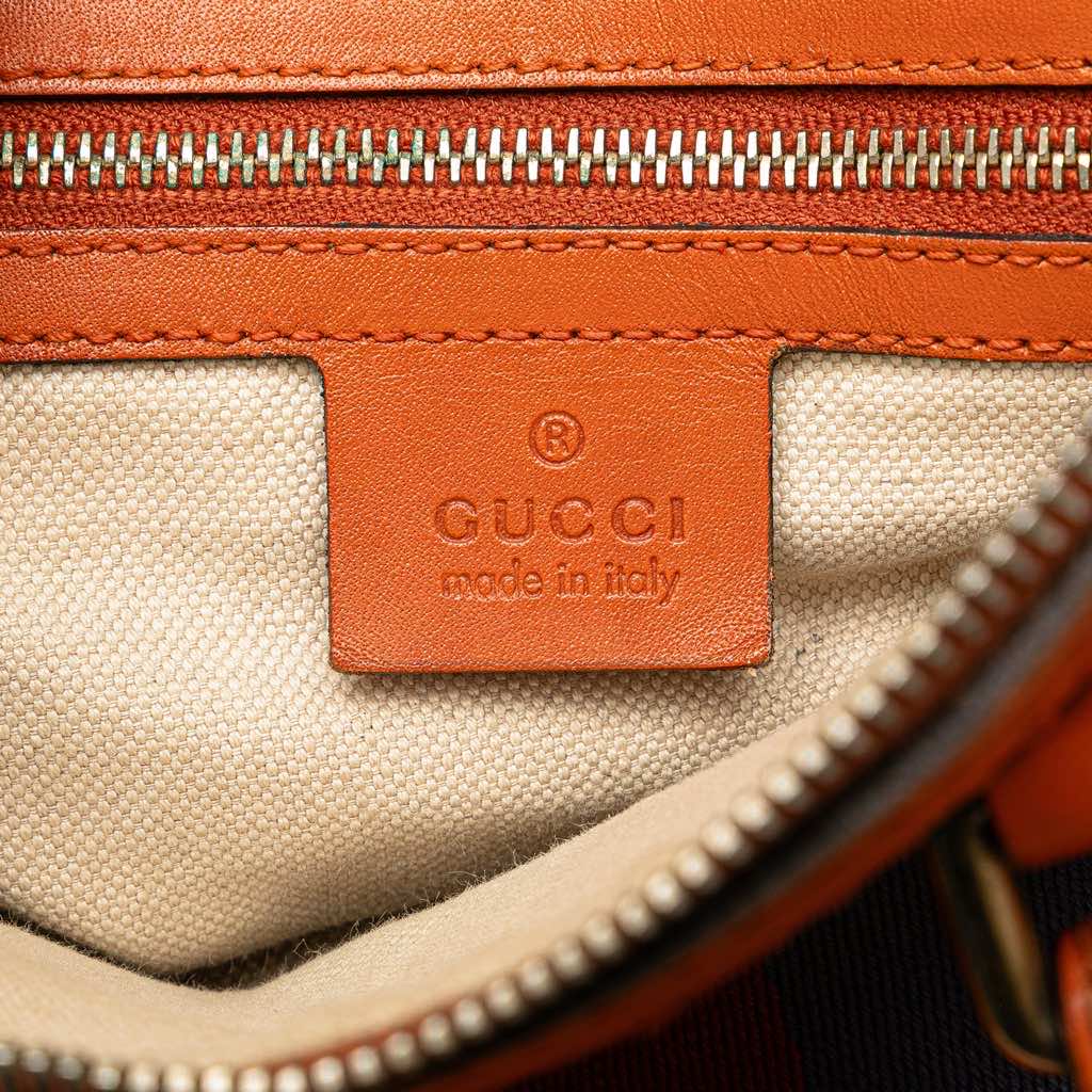 Gucci GG Canvas Web Joy Boston Bag - 5