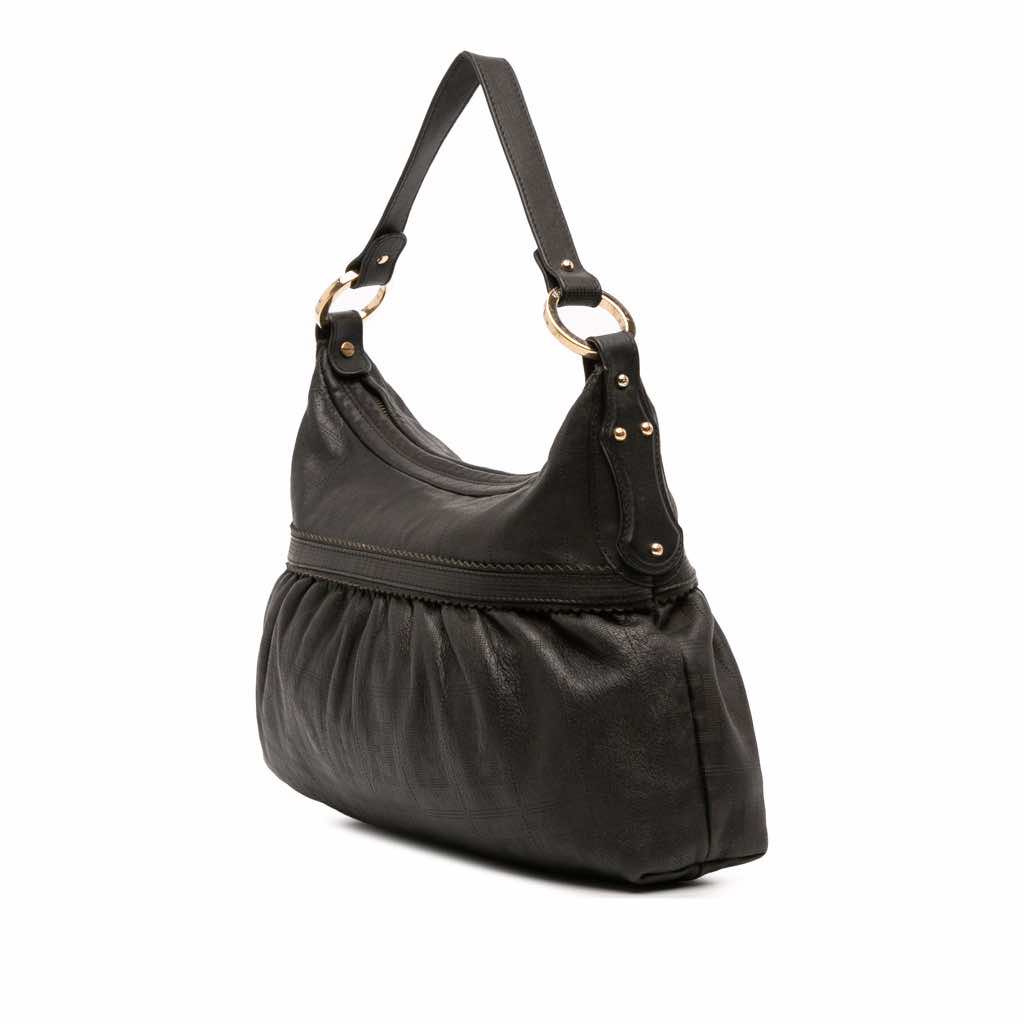Fendi Perforated Nappa Chef Hobo - Back view