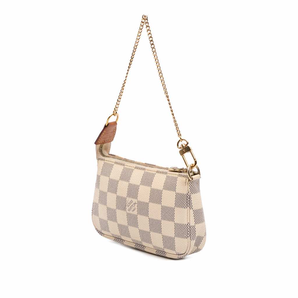 Louis Vuitton Damier Azur Mini Pochette Accessoires - Back view