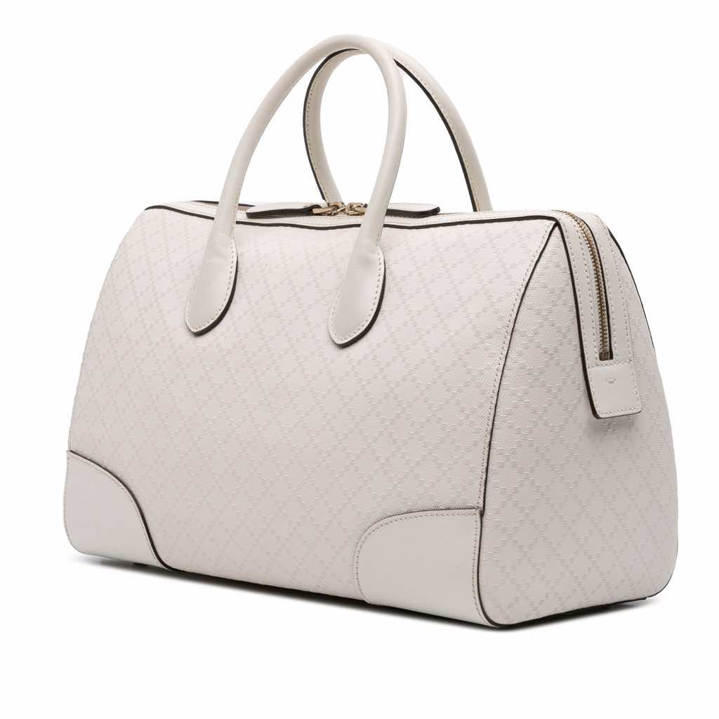 Gucci Medium Diamante Leather Boston Bag - 2