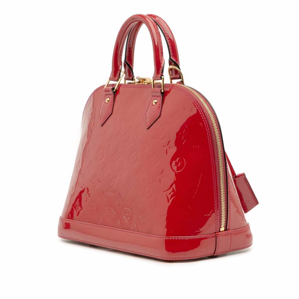 Louis Vuitton Monogram Vernis Alma PM - Back view