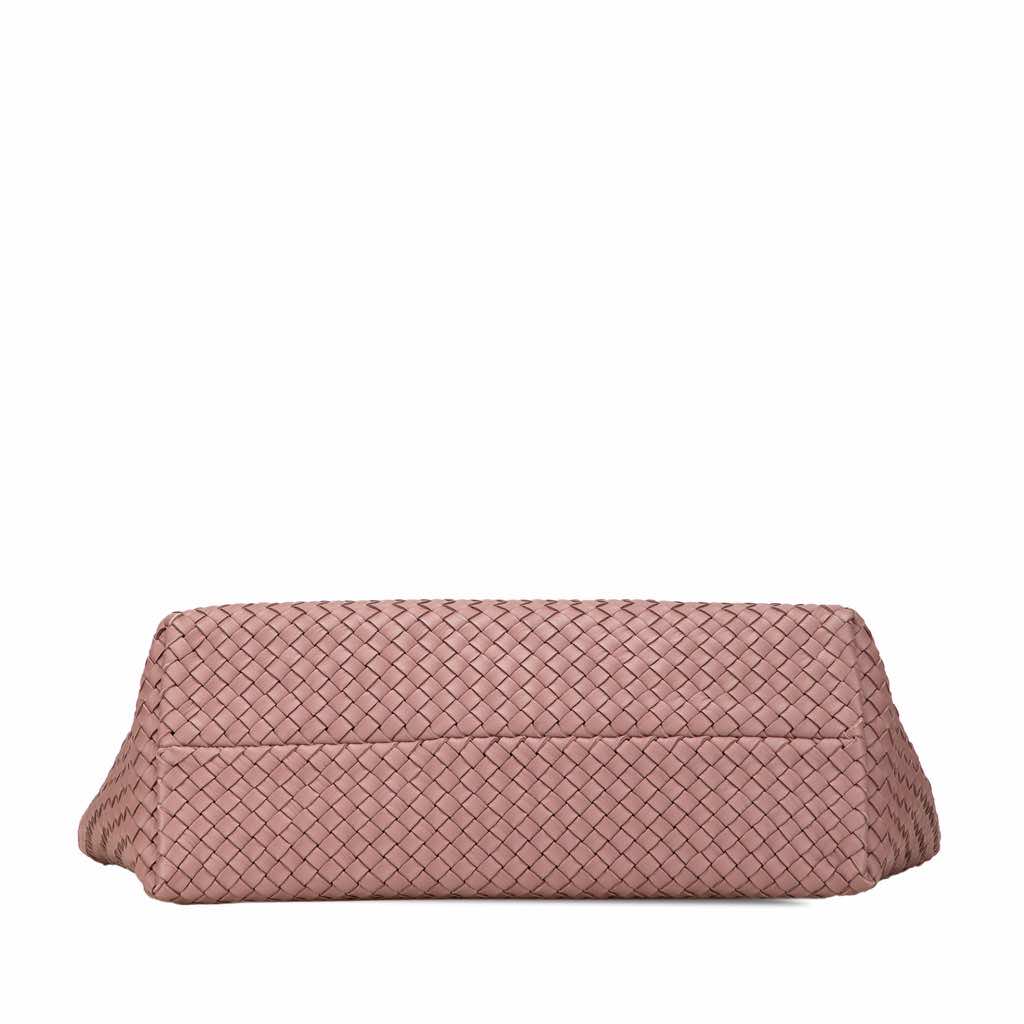 Bottega Veneta Medium Lambskin Intreccio Cabat Tote - 3