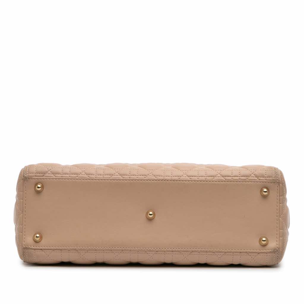 Dior Large Lambskin Cannage Lady Dior - Image 6