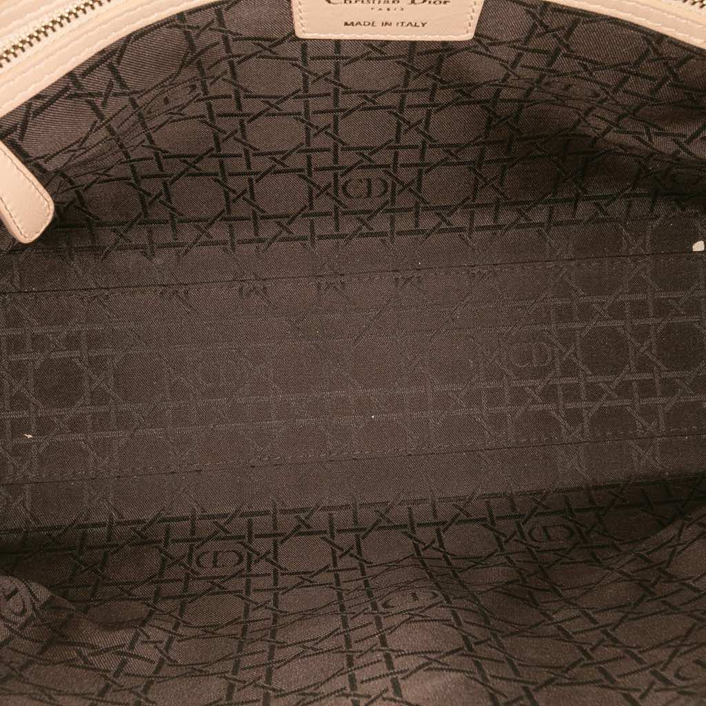 Dior Large Lambskin Cannage Lady Dior - 4