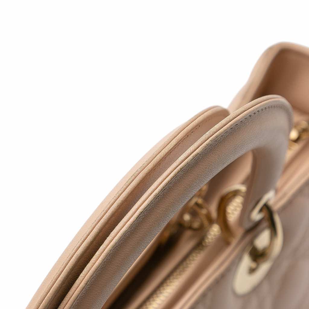 Dior Large Lambskin Cannage Lady Dior - Image 10