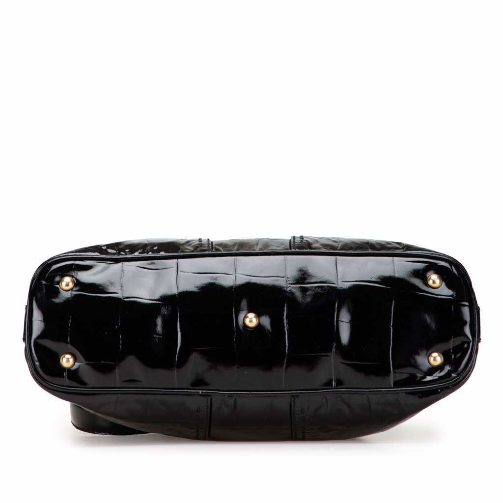 Yves Saint Laurent Small Embossed Patent Muse Shoulder Bag - 3