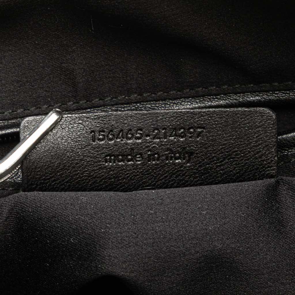 Yves Saint Laurent Small Embossed Patent Muse Shoulder Bag - 5