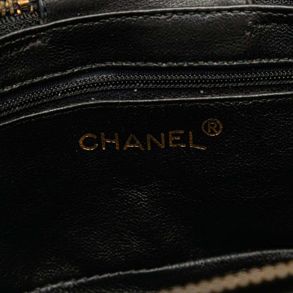 Chanel Quilted Lambskin Tassel Vanity Case with Chain - 5